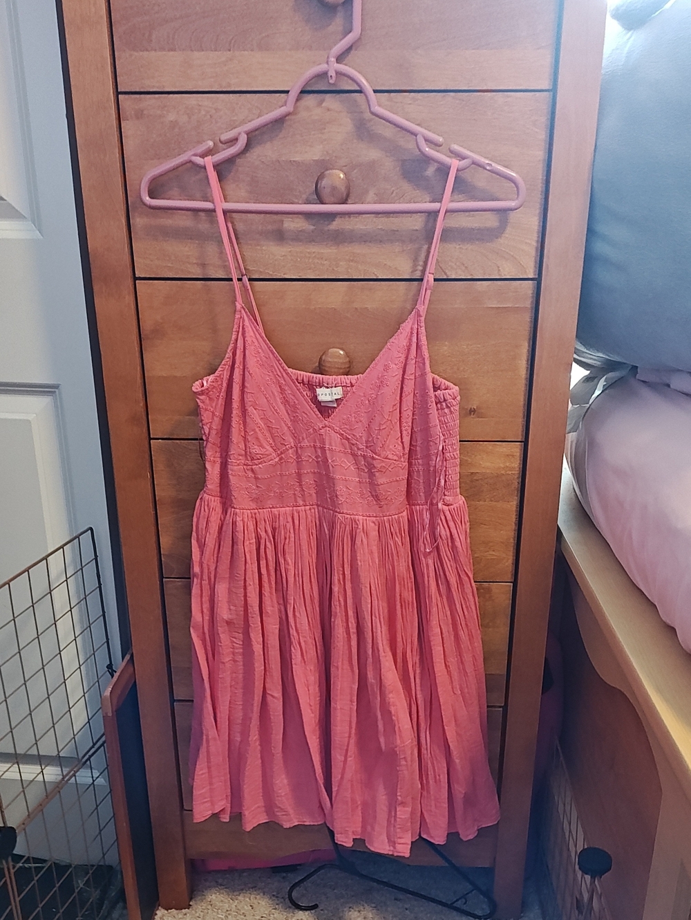 Aeropostale Pink Spaghetti-Strap Sundress